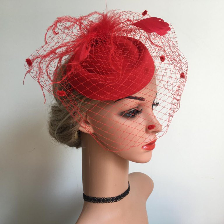 Elegant fascinators hat flower feather hair accessories  display picture 2