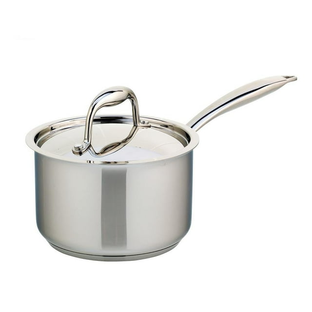 Meyer Accolade Casserole en Acier Inoxydable 3 L avec Couvercle, Fabriquée au Canada