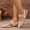 Beige, variant on Womens French Style Mesh Lace Breathable Closed Toe Flats, Comfortable Slip On Casual Dress Shoes for Office Travel Summer Daily Wear