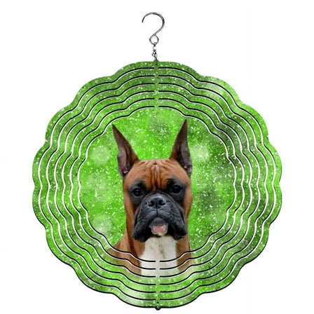 Boxer Wind Spinner, Garden Décor, Yard Décor, Porch Decor