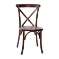 thumbnail image 3 of BizChair Walnut X-Back Chair, 3 of 14