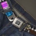thumbnail image 2 of Buckle-Down Belt, Seatbelt Buckle Belt, Plaid Animal Skins, 34 to 52 Inches, 2 of 9