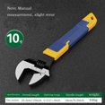 thumbnail image 4 of Large Opening Key Wrench Plumber Chopper Wide Adjustable Strength Wide Span Bathroom Tool for Appliances 10, 4 of 5
