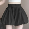 thumbnail image 4 of Taylonsss Womens Shorts Elastic Waist A-line Pumpkin Puffy Covering Body Casual Spring Summer Beach Party Outfit, 4 of 6