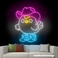 thumbnail image 2 of Handmadetneonsign Cowboy Chicken Neon Sign, Cowboy Led Light, Chicken Wall Art Decor, Home Wall Decor 53603, 2 of 5