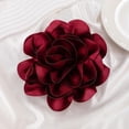 thumbnail image 6 of Satin Fabric Lapel Pin Wedding Jewelry Skirt Shirt Decor Pin Large Flower Brooch, 6 of 9