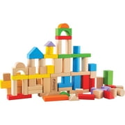 Playskool 80-Piece Wooden Building Blocks