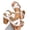 White, variant on Tbopshirt Summer Women's Heeled Sandals with Arch Support Block Heel Open Toe Casual for Wedding Party