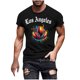 thumbnail image 5 of Tops para hombre, blusas y camisas de manga corta con cuello redondo para hombre, jersey informal con cuello redondo estampado para hombre, pantalones cortos deportivos para fitness, blusa de poliéste, 5 of 5