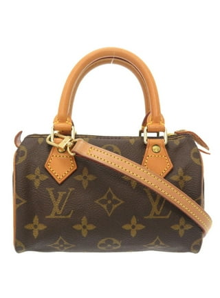 Authenticated Used Louis Vuitton Shoulder Bag Bowat Chapo Brown Black Gold  Monogram Reverse M68276 PL0240 LOUIS VUITTON Pochette Mini Name Tag LV