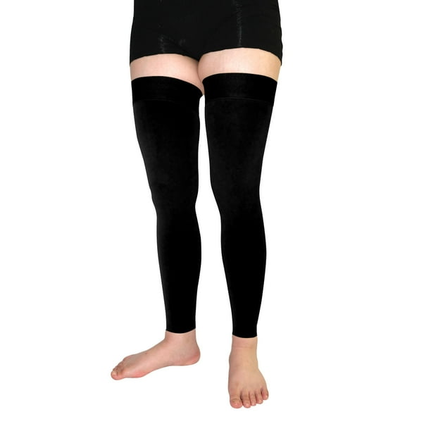 1pair Graduated Compression Leggings - Footless Support Hose for