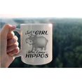 thumbnail image 3 of Just A Girl Who Loves Hippos Ceramic Mug-11oz Coffee Milk Tea Mug Cup, Wild Animal Cute Cartoon Hippo Mug Cup,Hippo Lovers Gifts,Teens Girls Gifts, 3 of 5