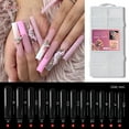 thumbnail image 4 of 2 240 Uds puntas de uñas completas Xxxl largo ataúd de bailarina prensa en puntas de uñas transparentes, 4 of 5