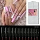 thumbnail image 4 of 4 240 Uds puntas de uñas completas Xxxl largo ataúd de bailarina prensa en puntas de uñas transparentes, 4 of 5