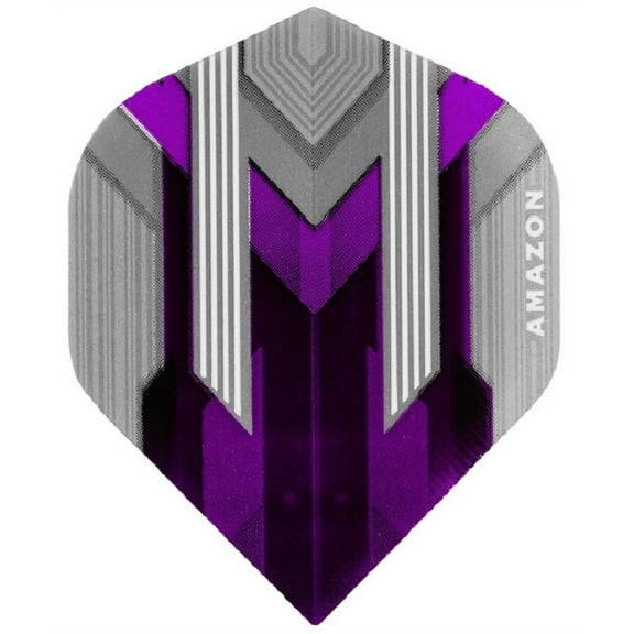 3 Sets (9 Flights) Amazon Purple Standard Ex-Tough Dart Flights - 100 Micron