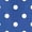 Blue#1, variant on Women's Blue Polka Dot T-Shirt, Non-Positioned Print Casual V-Neck Top, Cotton-Like Stretch Fabric, Loose Fit Plus Size Summer Tee S-3XL