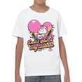thumbnail image 2 of Officially Licensed Dubble Bubble Retro Gum Cartoon Youth's T-shirt, 2 of 3