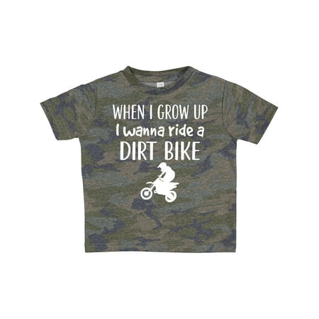 

Inktastic Dirt Biking Motocross Future Dirt Biker Gift Toddler Boy or Toddler Girl T-Shirt
