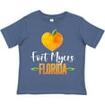 thumbnail image 3 of Inktastic Fort Myers Florida Orange in Heart Boys or Girls Toddler T-Shirt, 3 of 5