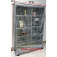 thumbnail image 2 of Covered Living Storage Shelving unit cover, fits racks 30"Wx14"Dx60"H one side see through panel (Cover Only, Grey), 2 of 3