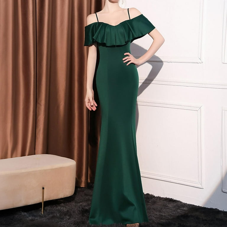 green emerald velvet dress Amazon.com: Lemai Women High Low Front Slit V Neck Spaghetti Straps Prom Evening  Dress Beige US 2 : Clothing, Shoes & Jewelry