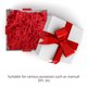thumbnail image 3 of unbranded 1Pqt Papel Triturado Rojo Reutilizable Para De Regalos Con Textura Y Duradera, 3 of 6