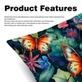 thumbnail image 2 of Butterfly Set with Unique CoversPatterns - 2 Pack Decorative Pillows for Bed - Includes Pillow Inserts - Available in 16x16, 18x18, 20x20 Inches for Any Occasion, 2 of 6