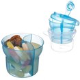 thumbnail image 2 of Caja giratoria para leche en polvo, duradera, de diseño a prueba de fugas, hermética con tapa interior y sello de silicona, para almacenar fórmula para bebés y otros refrigerios, sin BPA, gran, 2 of 5