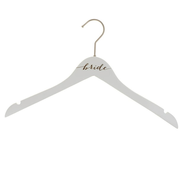 Wooden clothes hanger suit hanger clothes hanger for wedding and engagement bride