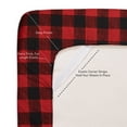thumbnail image 3 of Sweet Home Collection 1800 Series Buffalo Plaid Black and Red 4 Piece Bed Sheet Set - California King, 3 of 6