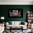thumbnail image 4 of 250 Years America Flag, 3x5 FT US 250th Anniversary Flags 1776-2026 Merchandise Banner, 250 Anniversary USA Flag with Grommets, Outdoor Patriotic Yard Décor, 4 of 6