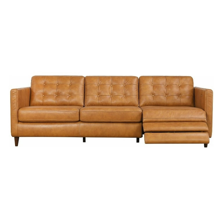 Vintage Sofa Cognac Baci Living Room