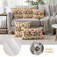 thumbnail image 6 of Fall Orange Maple Outdoor Waterproof Pillow Covers, Thanksgiving Autumn Leaves Rustic Decorative Square Throw Pillowcase Sofa Cushion Sham for Patio/Couch/Chair, 20"x20" 2 Pack, 6 of 8