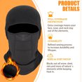 thumbnail image 2 of 2 Pack Ski Mask Headwear Neck Warmer Full Coverage Thermal Windproof, 2 of 5