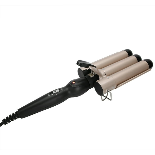 3 Barrel Curling Iron Wand Adjustable Hair Curler Waver Crimper Hair Styling Tool 110V 240V Walmart