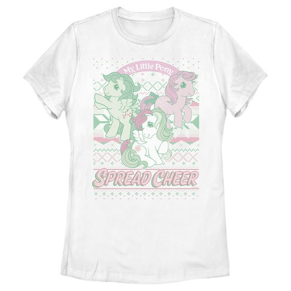 Women's My Little Pony Spread Cheer Graphic Tee White X Large