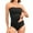 D509/Black, variant on Afdoent Womens Bikini Sets Bandeau Swimsuits For Women Two Piece Bathing Suits Ruched Tankini Sets Strapless Swimwear 2026 Summer Vintage Swimwear