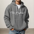 thumbnail image 1 of MHFRRA Sudadera con Capucha, Suave y Cómoda, Ideal para Uso Casual Al Aire Libre y Ropa Deportiva de Estilo Moderno Gris, 1 of 3