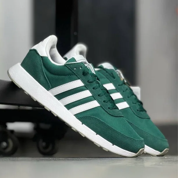 Ad-id-as Run 60s 2.0 Men’s Running Shoe Athletic Sneaker Green Footwear #354
