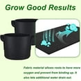 thumbnail image 3 of 3/ 5 /10gallon Non-woven Growth Bag, Inflatable Fabric Flowerpot, Durable Handle, with 12 Plant Labels., 3 of 7