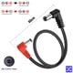thumbnail image 4 of Cable de Alimentación de Pedal AYCRIT Negro Ángulo Recto 12 Pulgadas Paquete de 9, 4 of 5