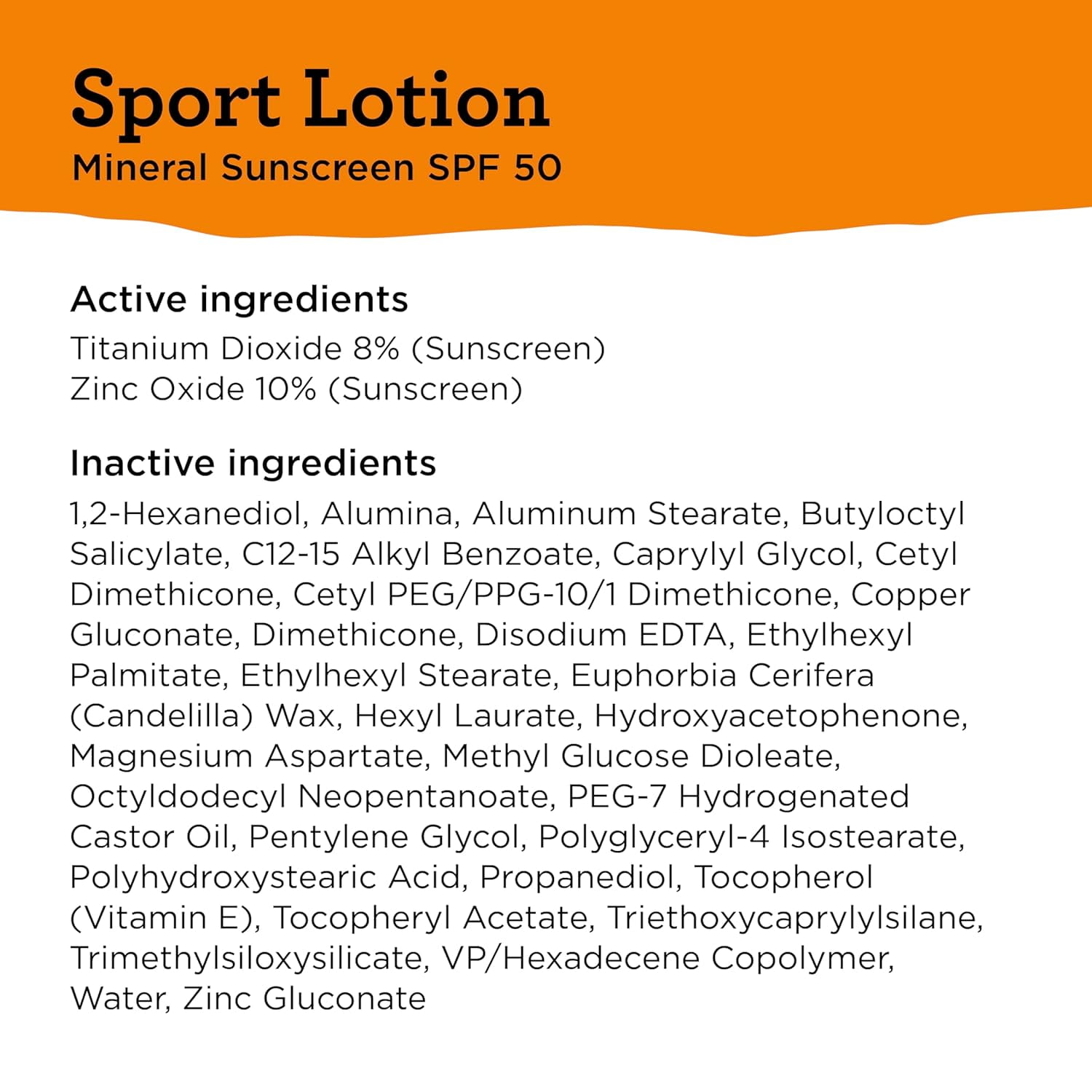 BBlue Lizard Sport Mineral SPF 50 Sunscreen Lotion, 3 oz