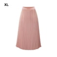 thumbnail image 3 of Jumpingount Plisada Femenina - Vestuario De Verano Con Estilo Faldas Largas Negra Midi Maxi Rosa Elegante Prendas para la parte inferior del cuerpo rosa, 1 XXL, 3 of 6