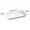 Beige, variant on HHJZPR 8.5" Rectangular Wheat Straw Plates, Reusable Plastic Serving Trays for BBQ, Fruits, and Meals