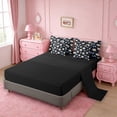 thumbnail image 3 of Erosebridal Ball Games 7 Pieces Bedding Comforter Set For Football Boys,Blue Cute Bows Girls Full Bedding Set,Reversible Black, 3 of 7