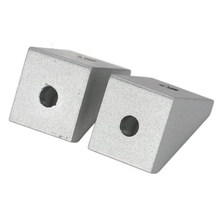 

Angle Corner Connector Anodic Oxidation Treatment Countersunk Holes Aluminum Rust Resistance Right Angles Corners Brackets For 24mm T Slot Rail Beam