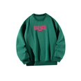thumbnail image 4 of Sudadera con cuello redondo para mujer, suéteres elegantes de cuello redondo para invierno, para acampar y oficina Verde, 4 of 7