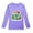 Purple, variant on XEGLSBU Boys Long Sleeve Shirts Size 8-9 Toddler Boys Girls Autumn Long Sleeve Christmas Cartoon Dinosaur Prints T Shirt Tops Purple Size 12-13 Years