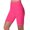 Hot Pink, variant on QIJUNTUO Women's High Waist Yoga Shorts Buttery Soft Athletic Activewear Perfect For Pilates Fitness Running Comfort Stretch Active Shorts Beige