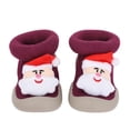 thumbnail image 4 of Otqutp Baby Flat Sneakers Christmas Toddler Socks and Shoes Cartoon Pattern Baby Girls Boys Shoes and Socks for 0 To 3 Years, 4 of 6